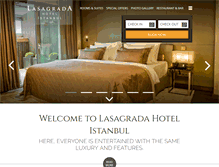 Tablet Screenshot of lasagradahotel.com
